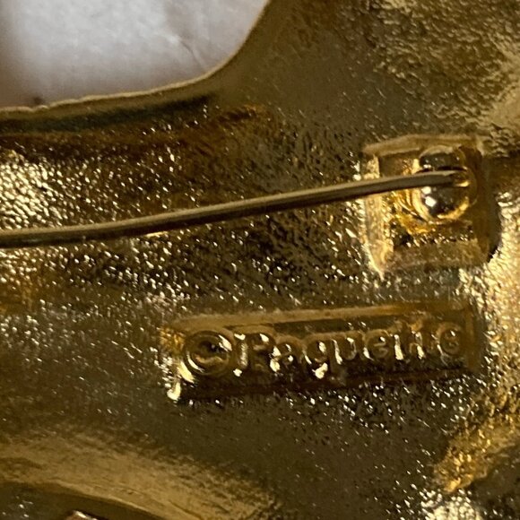 Vintage Douglas Paquette Gold Toned Scottie Brooch - Picture 3 of 5